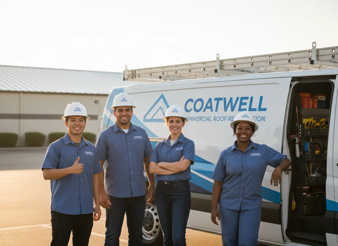 Commercial roof coating company in Marne, MI
